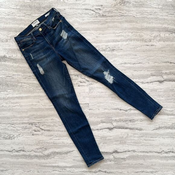 FRAME DENIM Le Skinny High Jeans HILLTOP - Picture 2 of 9